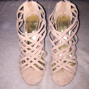 Anne Michelle nude strappy heels